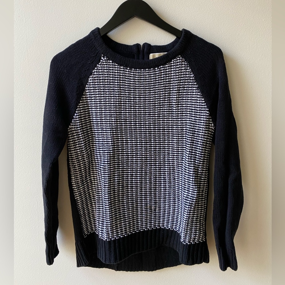 MICHAEL Michael Kors Black and White Knit Sweater